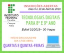 Curso Tecnologias Digitais para 8º e 9º ano Curso Tecnologias Digitais para 8º e 9º ano