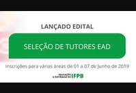 Inscrições para várias áreas ocorrerão no período de 01/06 a 07/06, inclusive para a Especialização em Línguas Estrangeiras Modernas do Campus Cabedelo