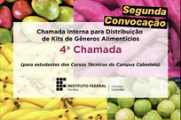 Kits de de gêneros alimentícios in natura serão entregues nos dias 19 e 20 de janeiro, seguindo o cronograma