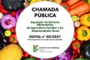 Chamada Pública PNAE 2021