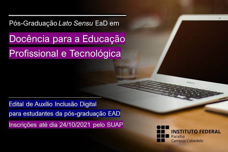 Edital - Estudantes DocentEPT - Auxílio Inclusão Digital