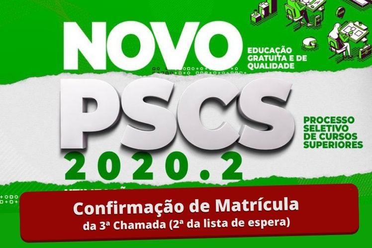 PSCS 2020.2 Confirmação 3 chamada