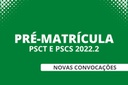 Pré-matrícula Pré-matrícula