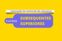 Renovação de matrícula Renovação de matrícula