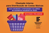 Resultado Preliminar - Chamada Interna 03