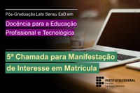 Edital - Estudantes DocentEPT - 5ª Chamada