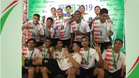equipe tetra campeã em futebol de campo