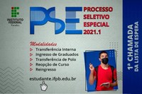 PSE 2021.1 - 1ª CHAMADA DA LISTA DE ESPERA