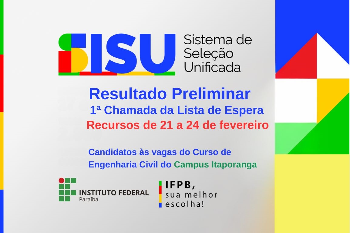 Resultado preliminar da 1ª Ch LE do SISU 2025.jpg