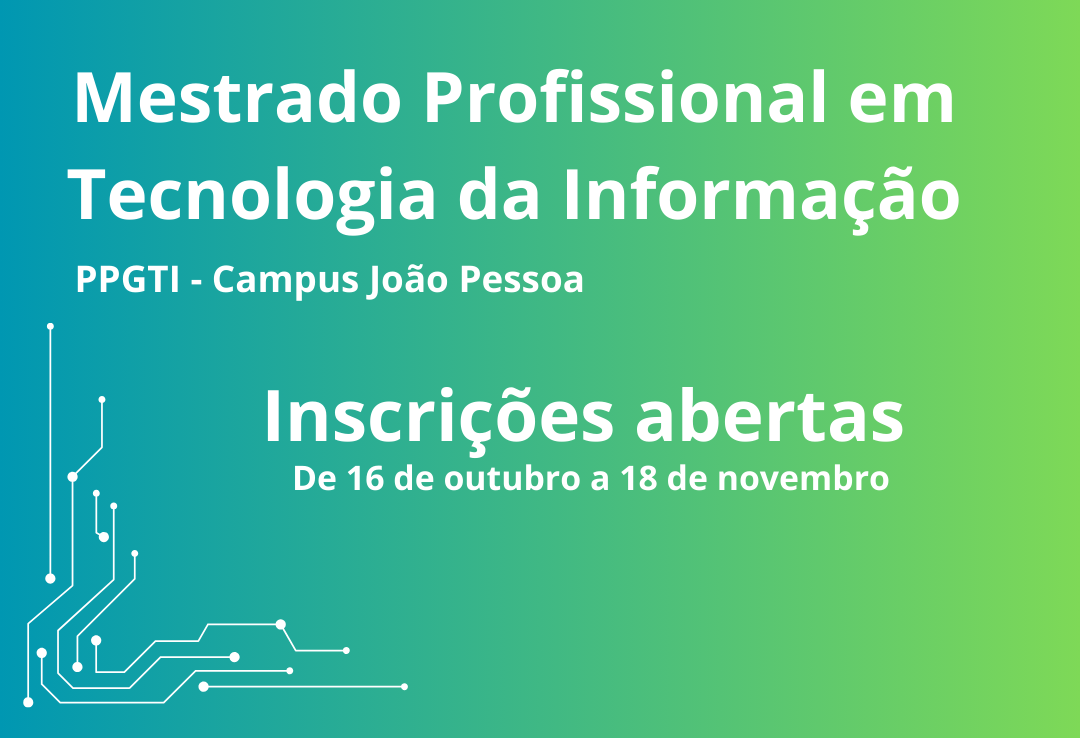 Curso de Pós-Graduação PPGTI