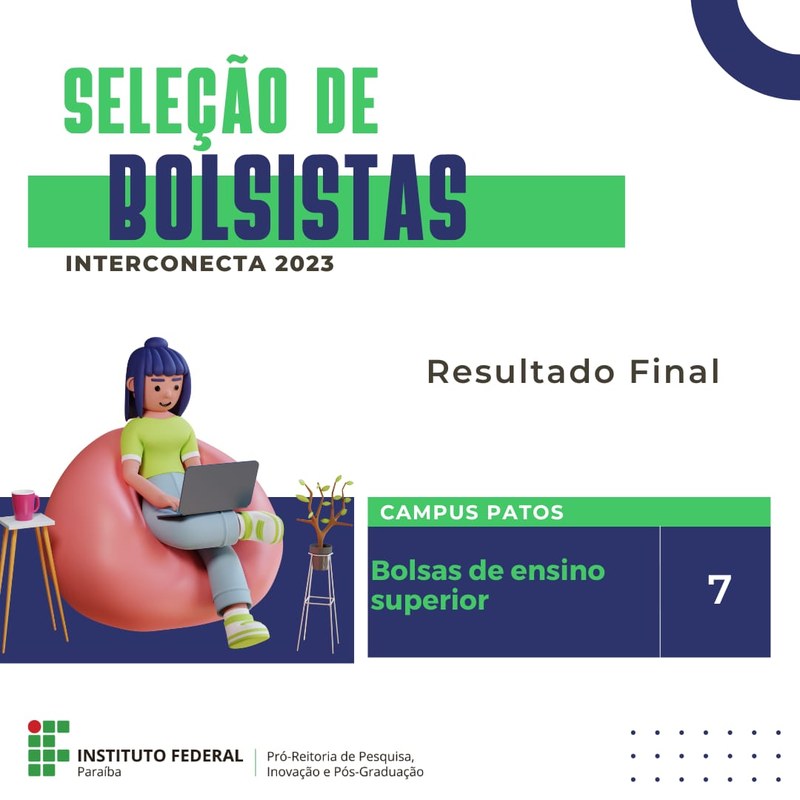 Campus Patos publica resultado final da chamada Interconecta