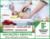 FIC Auxiliar de Cozinha