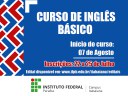 Curso de Inglês Básico - IFPB Campus Itabaiana Curso de Inglês Básico - IFPB Campus Itabaiana