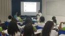 Palestra sobre DSTs feita por Técnico em Enfermagem