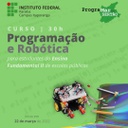 Divulgação do curso de programação e robótica