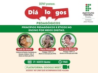 O tema do encontro será “Princípios pedagógicos e éticos no ensino por meios digitais”