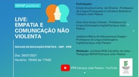 O evento será realizado no dia 26 de julho, às 15h