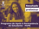 Resultado prelininar PAPE Resultado prelininar PAPE