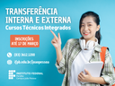 Edital de transferencia externa e interna de cursos integrados