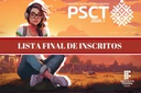 Resultado final de inscritos no PSCT