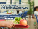 Programa de Alimentação: cadastramento Programa de Alimentação: cadastramento