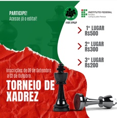 Campeonato online de xadrez escolar está com as inscrições abertas