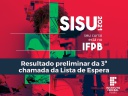 resultado preliminar da 3ª chamada da Lista de Espera