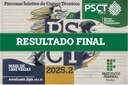 PSCT resultado final 2025.2 Subsequente PSCT resultado final 2025.2 Subsequente