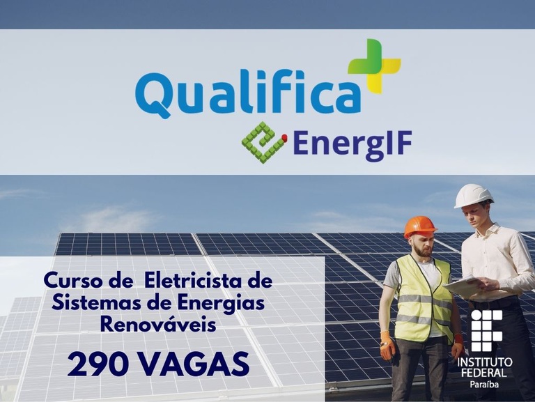 IFBA: inscrições no Processo de Seleção no curso FIC de Eletricista de  Sistemas de Energias Renováveis - Jequié Notícias - O Portal Mais Quente da  Cidade