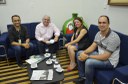 Comissão organizadora do evento visita o Reitor Nicácio Lopes.