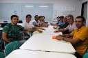 Parte da equipe de professores da área de matemática. Parte da equipe de professores da área de matemática.