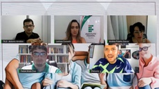 Campeão paralímpico fez parte da mesa redonda com aluno do IFPB e professora do IFRS