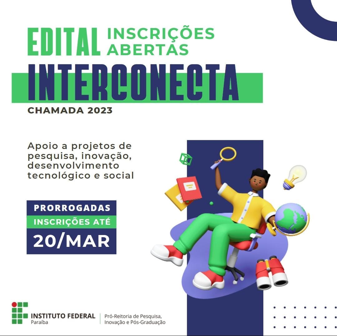Chamada interconecta tem prazo de inscrição prorrogado e reajuste no ...