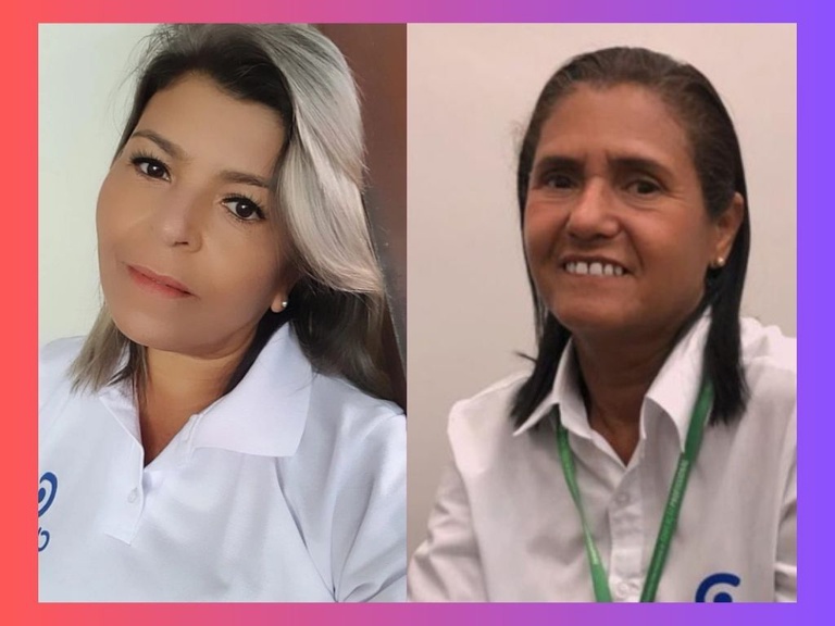 Conheça a história de Maria do Socorro da Silva (Socorro) e Heronice de Almeida e Silva (Nice)