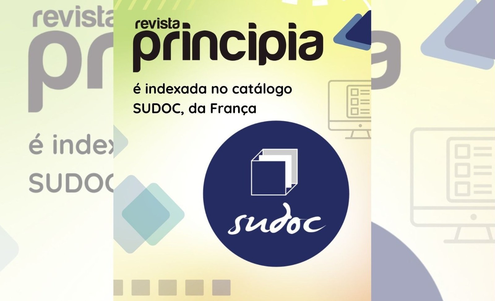 Sudoc Guide Revista Principia é indexada no catálogo SUDOC, da França