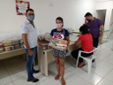 Entrega dos kits de alimentos do PNAE 