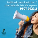 Resultado Preliminar 2ª chamada do PSCT 2022.2