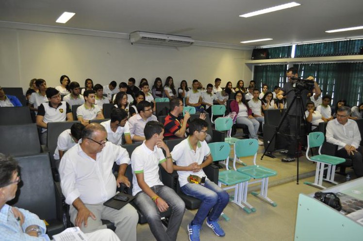 Encontro com os alunos