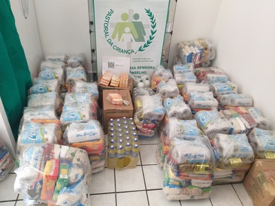 Ação distribuiu mais de 500 cestas básicas com famílias em situação de vulnerabilidade social afetadas pela pandemia