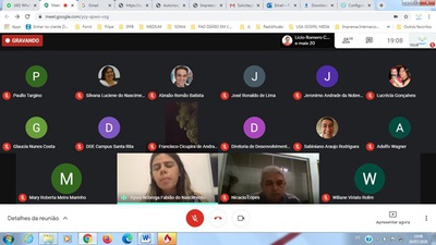 Minutas em discussão pela comunidade institucional foram foco de encontro virtual