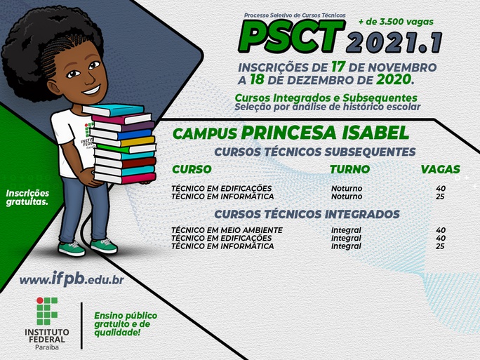 Inscrições gratuitas e online podem ser feitas até 18 de dezembro