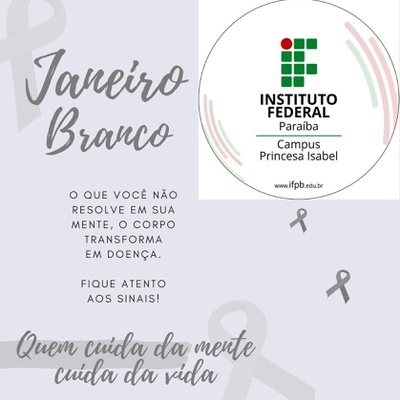 Campanha de Janeiro Branco nos lembra do cuidado que devemos ter com a saúde mental
