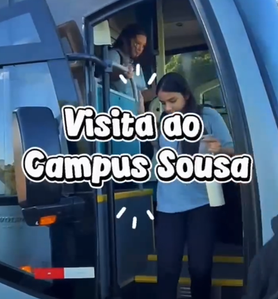 Visita da Turma do Partiu IF de Sousa à Unidade São Gonçalo