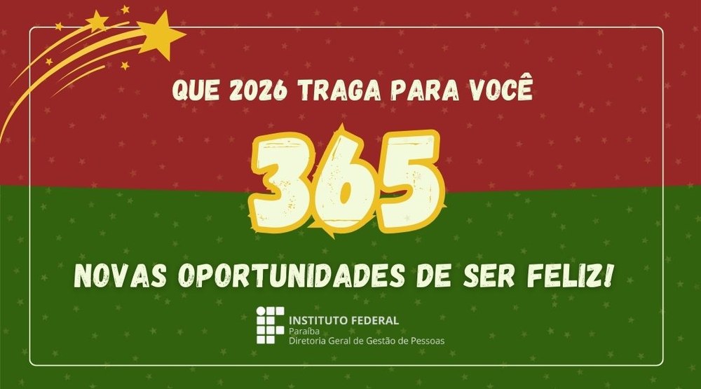 Mensagem de fim de ano da DGEP