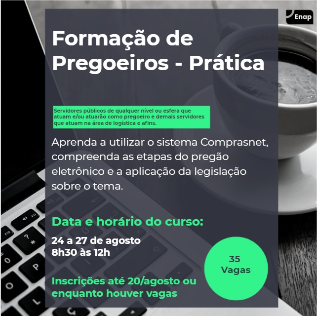 Curso de Formação de Pregoeiros - Enap