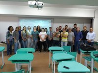 Turma do curso de BIM no encerramento