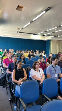 Parte dos servidores que assistiram a palestra no Campus Sousa