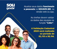 Servidores e pensionistas devem fazer o procedimento no SouGov.br