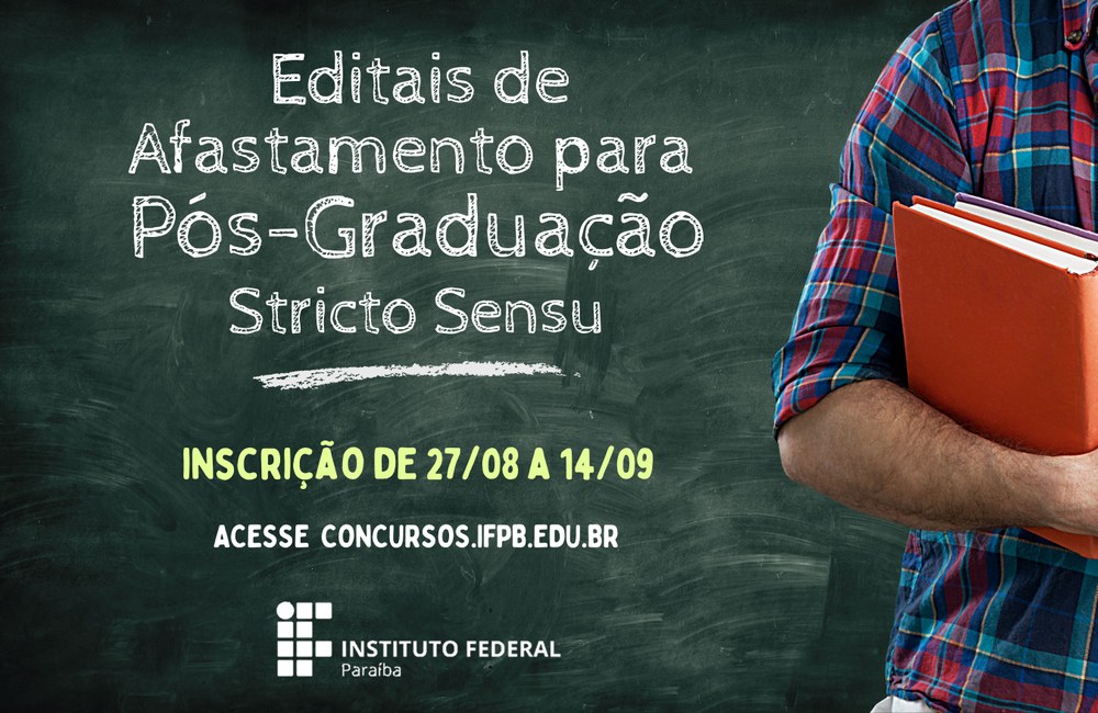 Editais de afastamento para pós-graduação são lançados