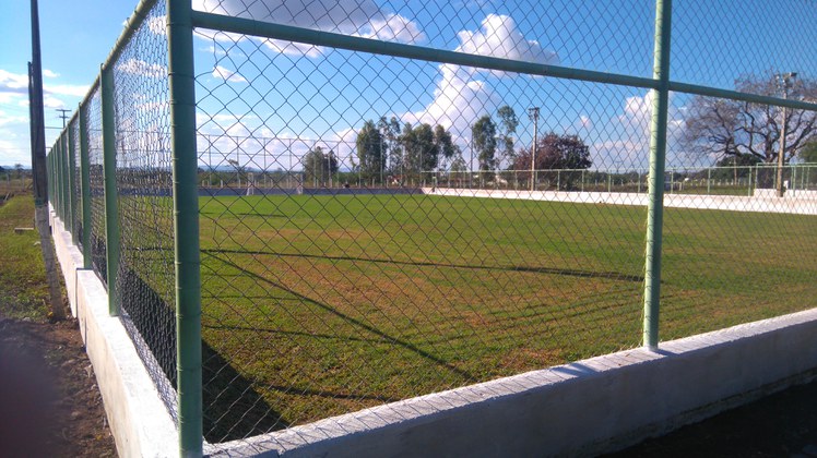 Campo de futebol.